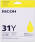 Ricoh Print Cartridge GC 31Y Yellow Regular Yield (405691/GC31Y)