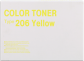 Toner Type 206 Yellow (CT206YLW/400997) Color Toner Type 206 Yellow